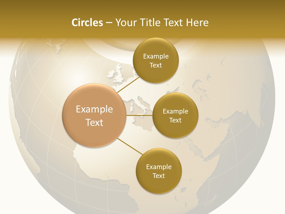 Globe Universe Connection PowerPoint Template