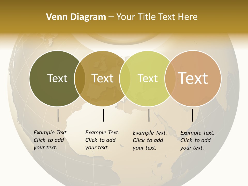 Globe Universe Connection PowerPoint Template