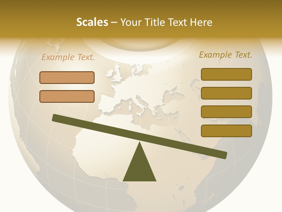 Globe Universe Connection PowerPoint Template