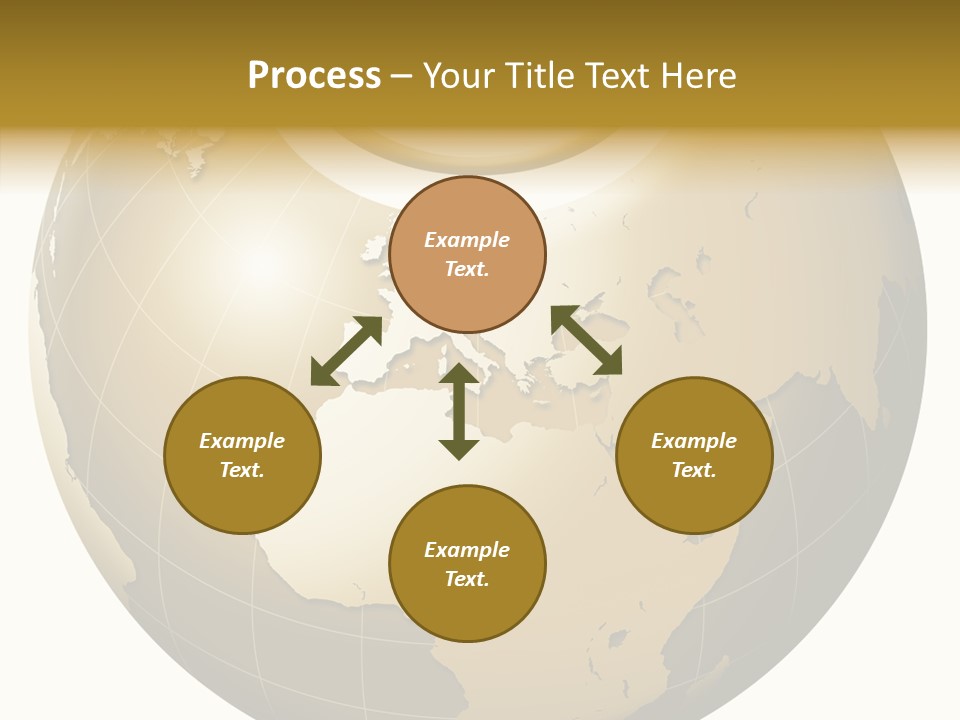 Globe Universe Connection PowerPoint Template