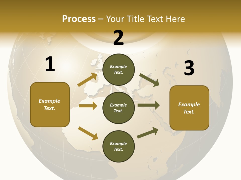 Globe Universe Connection PowerPoint Template