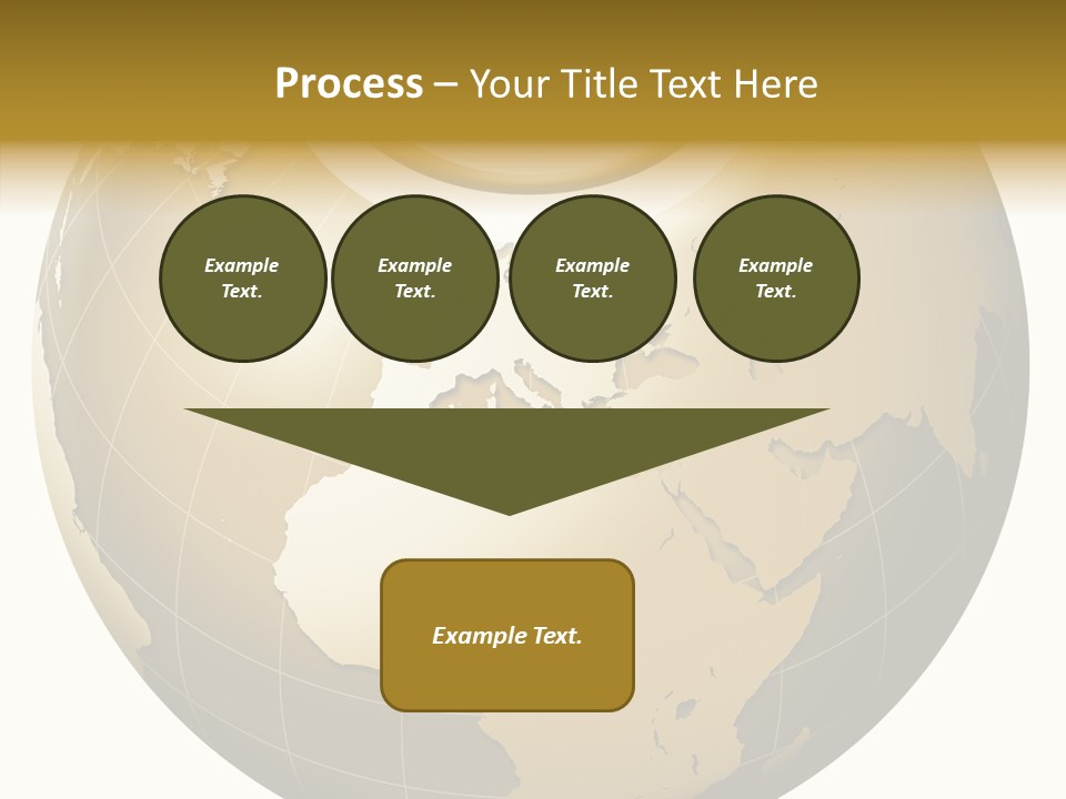 Globe Universe Connection PowerPoint Template