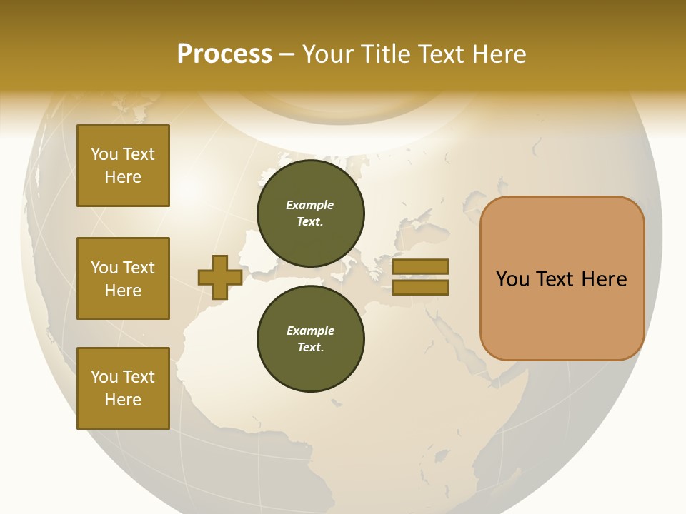 Globe Universe Connection PowerPoint Template