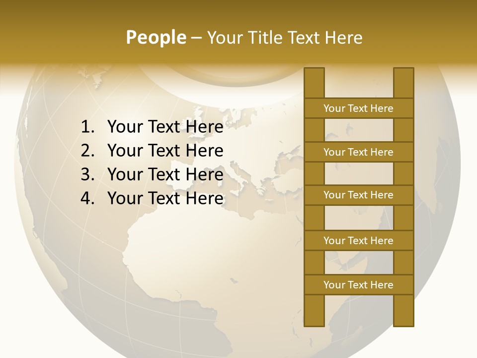 Globe Universe Connection PowerPoint Template