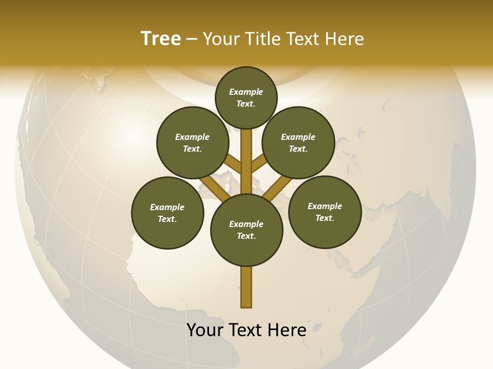 Globe Universe Connection PowerPoint Template