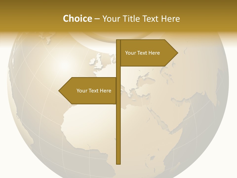 Globe Universe Connection PowerPoint Template