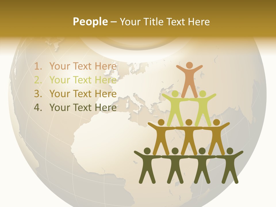 Globe Universe Connection PowerPoint Template