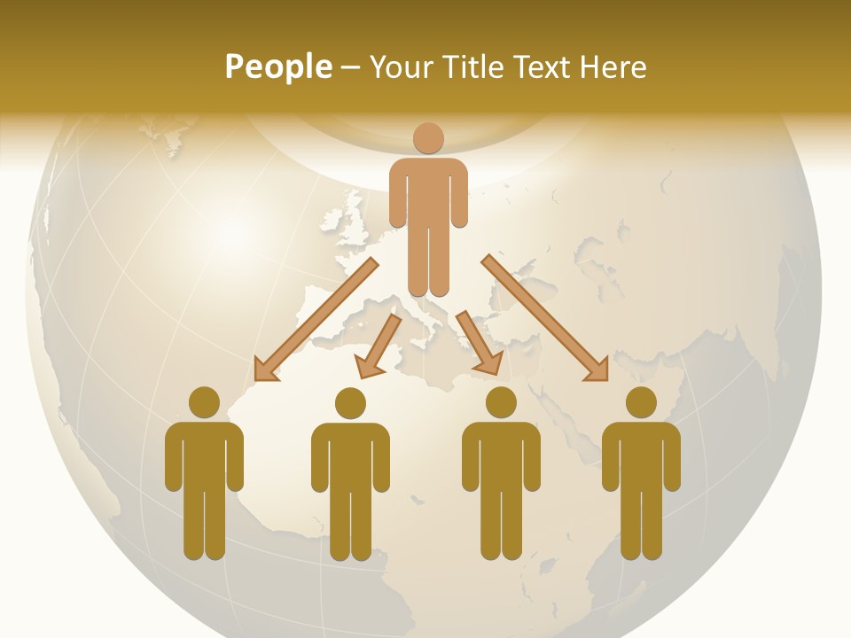 Globe Universe Connection PowerPoint Template