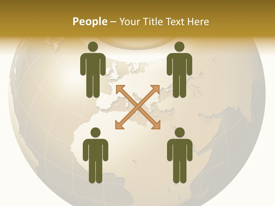 Globe Universe Connection PowerPoint Template