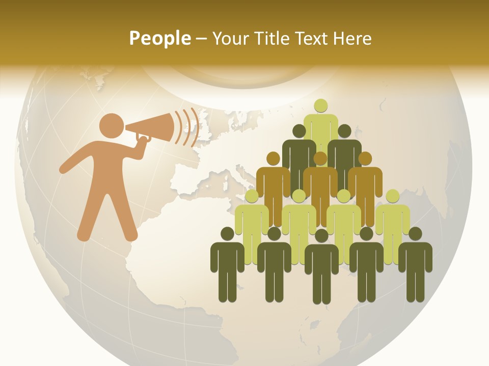 Globe Universe Connection PowerPoint Template