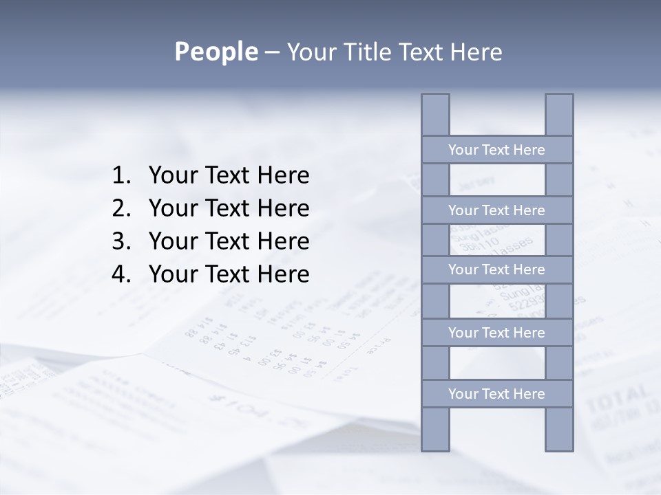 A Pile Of Papers With The Words Name Of Presentation On Them PowerPoint Template