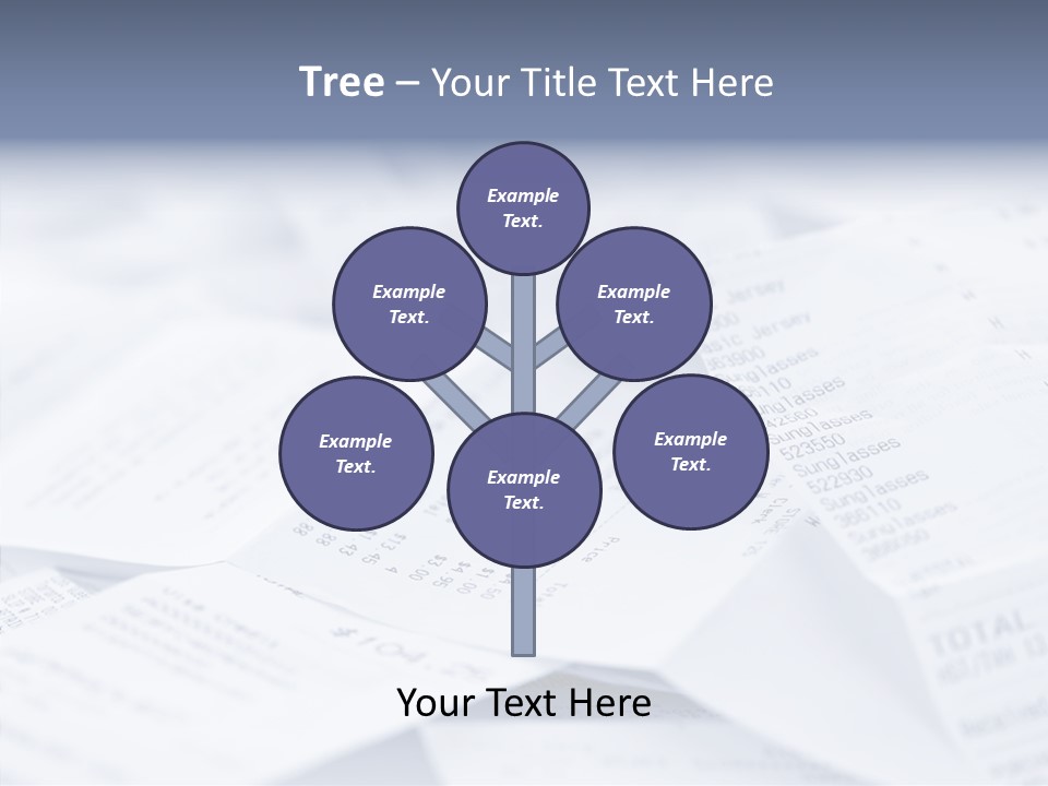 A Pile Of Papers With The Words Name Of Presentation On Them PowerPoint Template