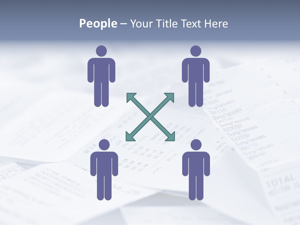 A Pile Of Papers With The Words Name Of Presentation On Them PowerPoint Template