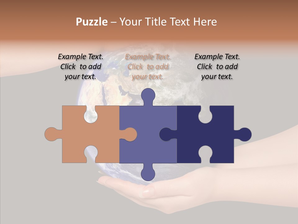 Land Marble Girl PowerPoint Template