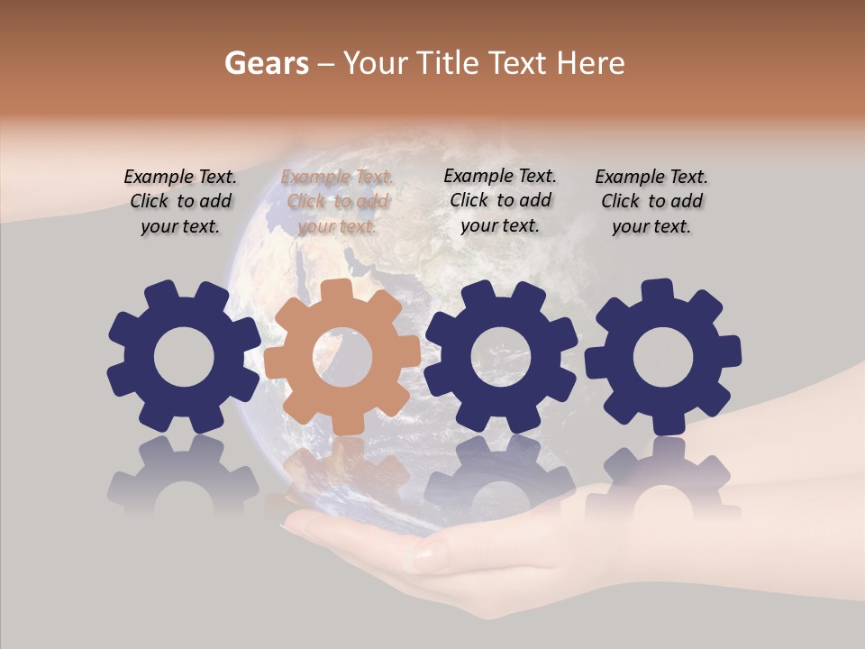 Land Marble Girl PowerPoint Template