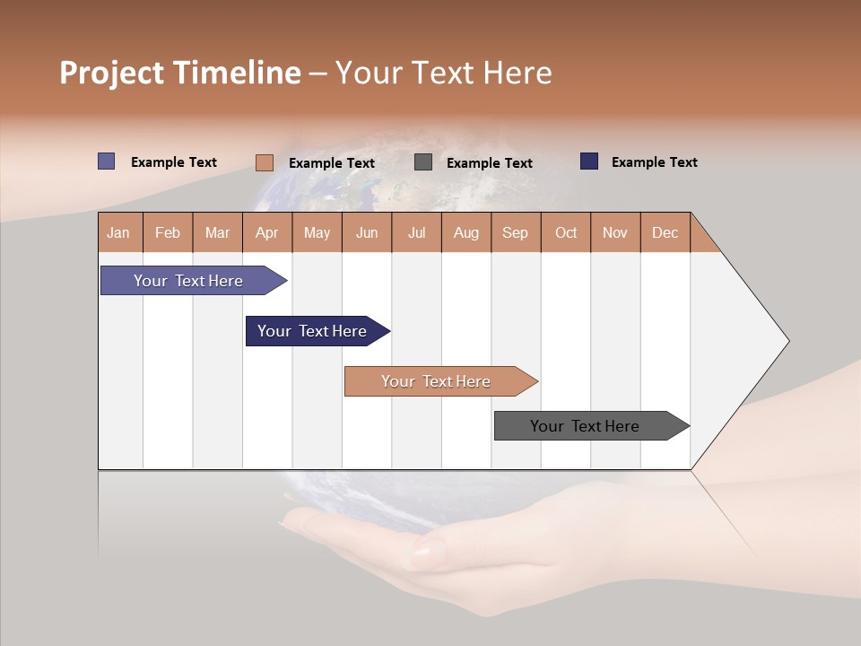 Land Marble Girl PowerPoint Template