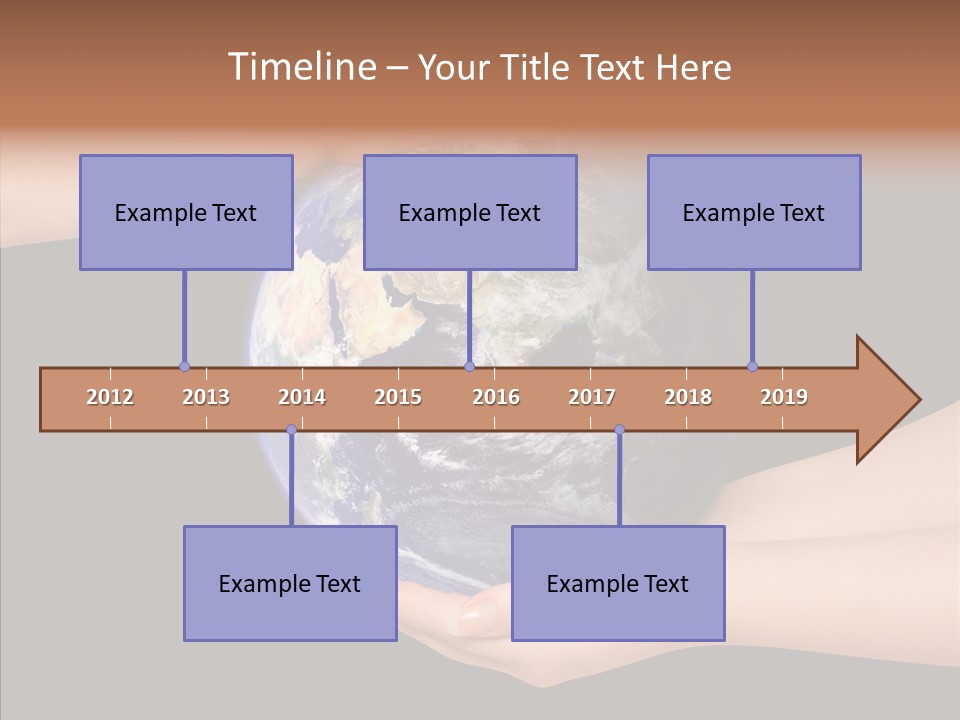 Land Marble Girl PowerPoint Template
