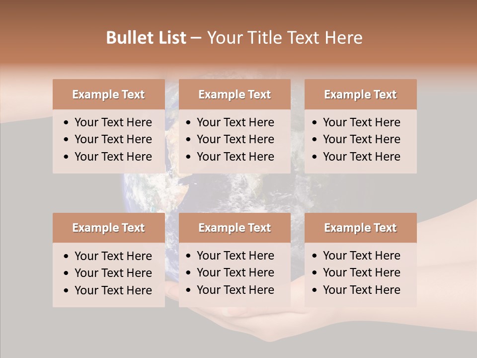 Land Marble Girl PowerPoint Template