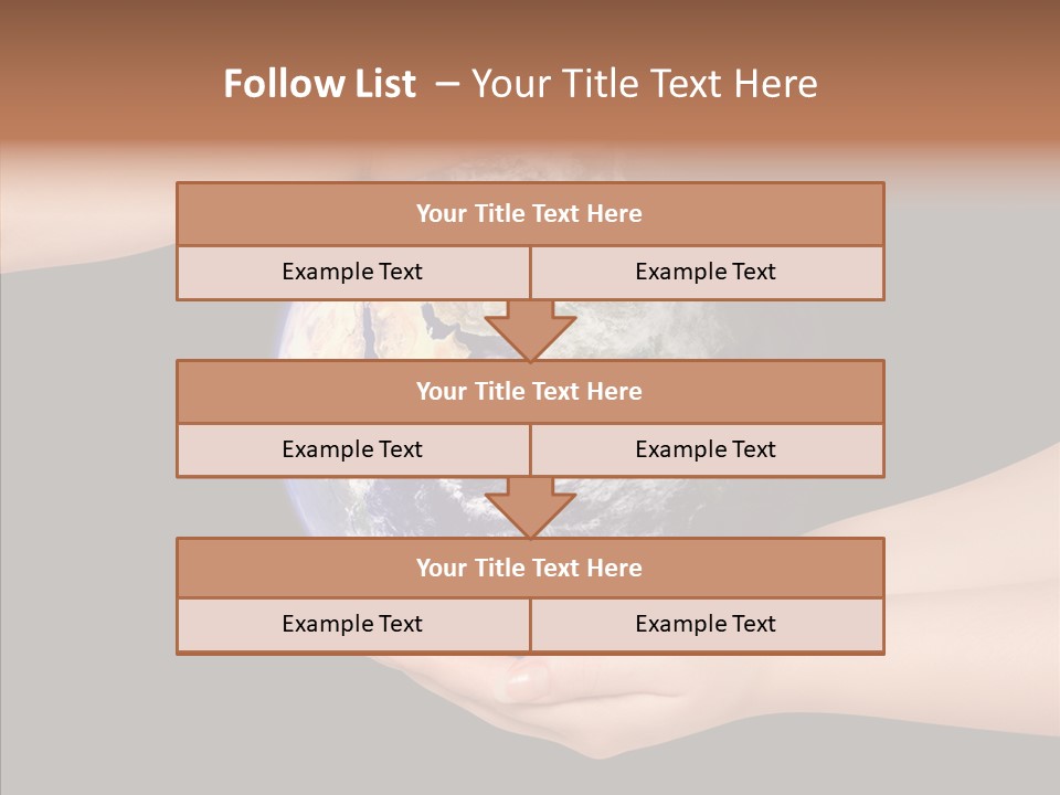 Land Marble Girl PowerPoint Template