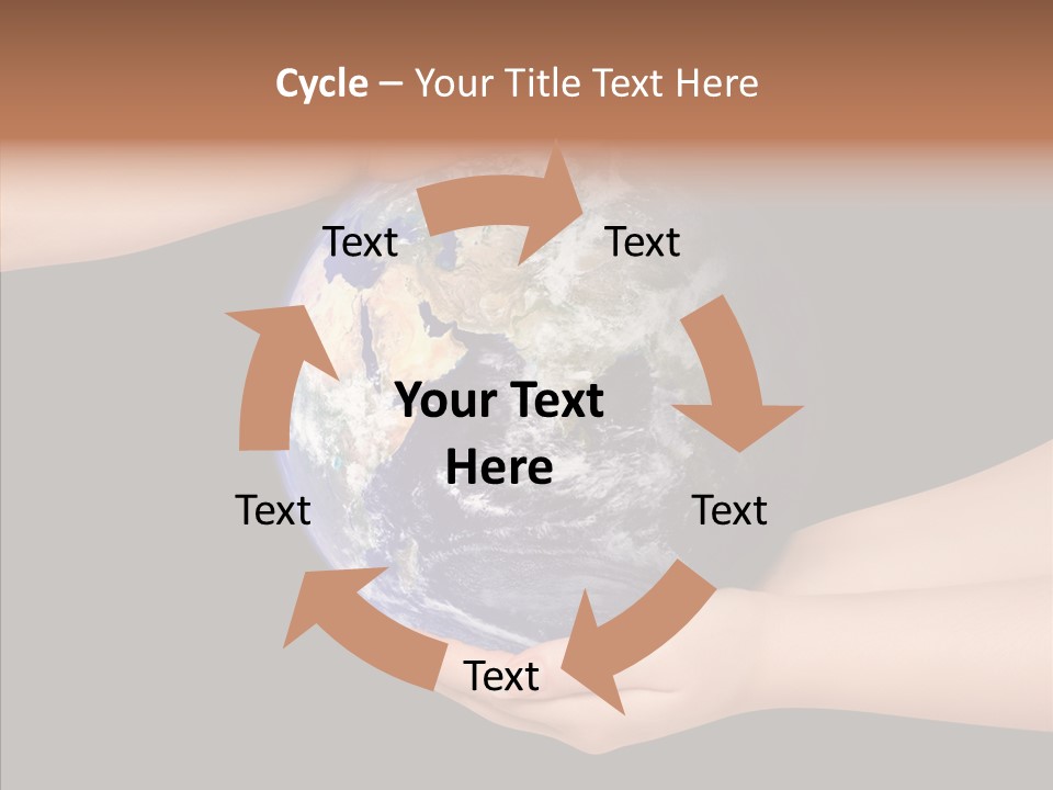 Land Marble Girl PowerPoint Template