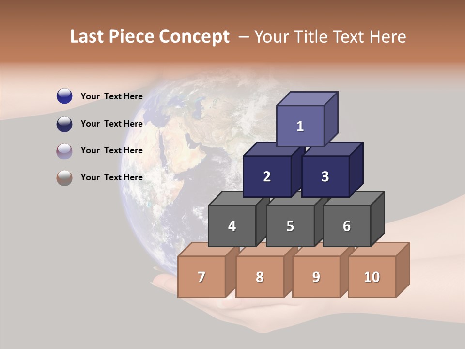 Land Marble Girl PowerPoint Template