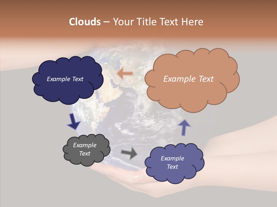 Land Marble Girl PowerPoint Template