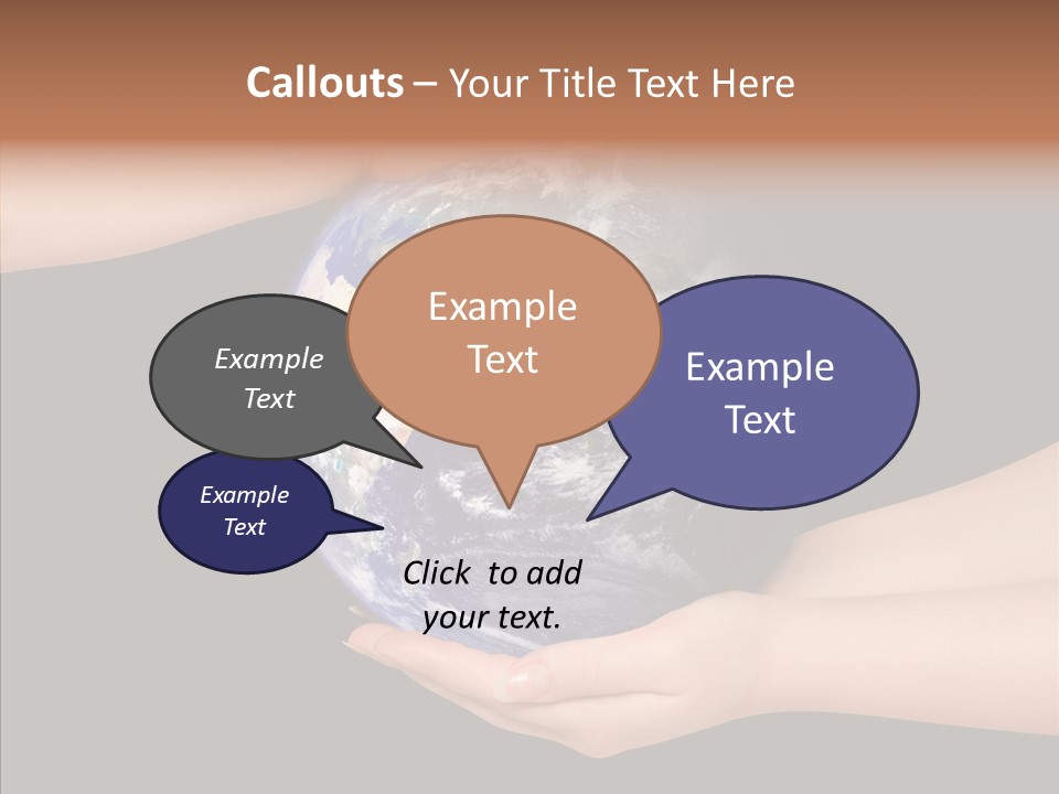 Land Marble Girl PowerPoint Template