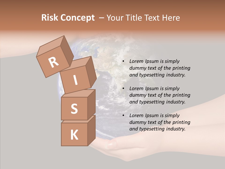 Land Marble Girl PowerPoint Template