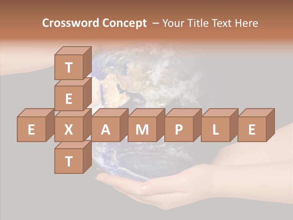 Land Marble Girl PowerPoint Template