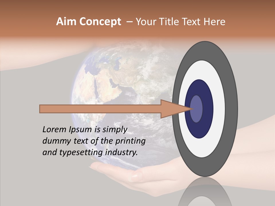 Land Marble Girl PowerPoint Template