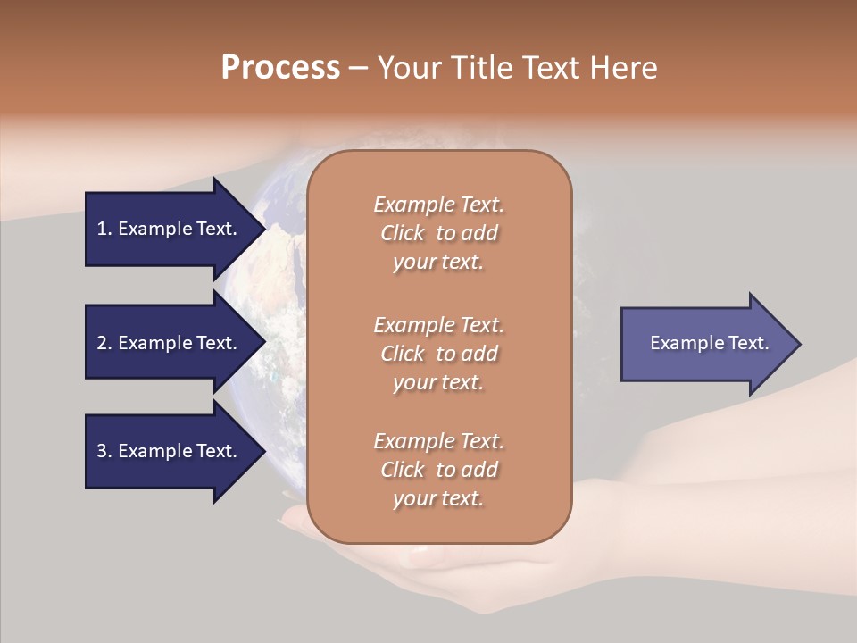 Land Marble Girl PowerPoint Template