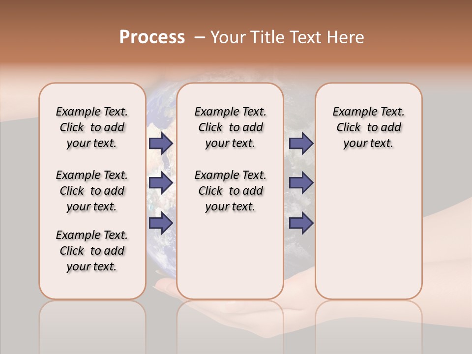 Land Marble Girl PowerPoint Template