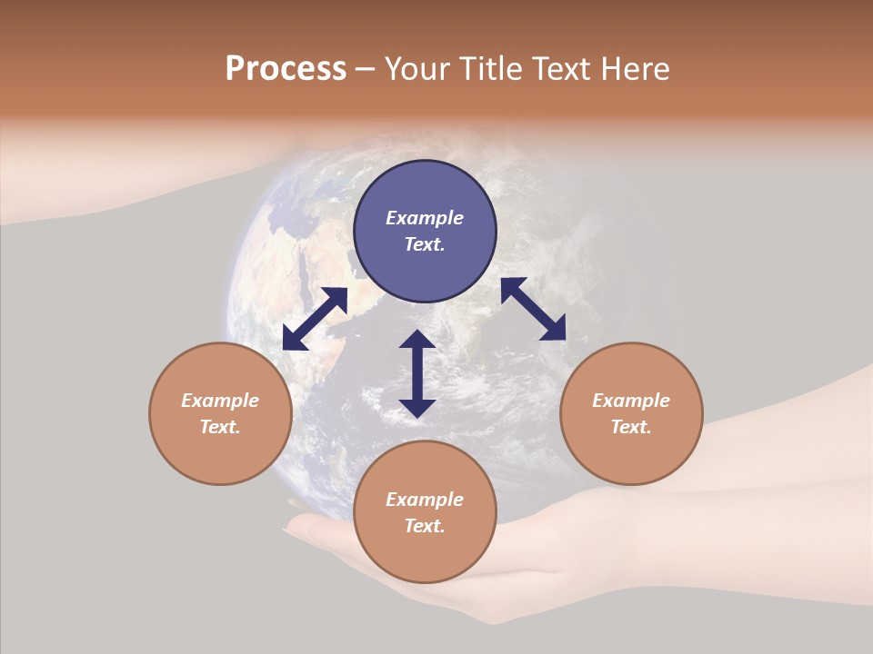 Land Marble Girl PowerPoint Template