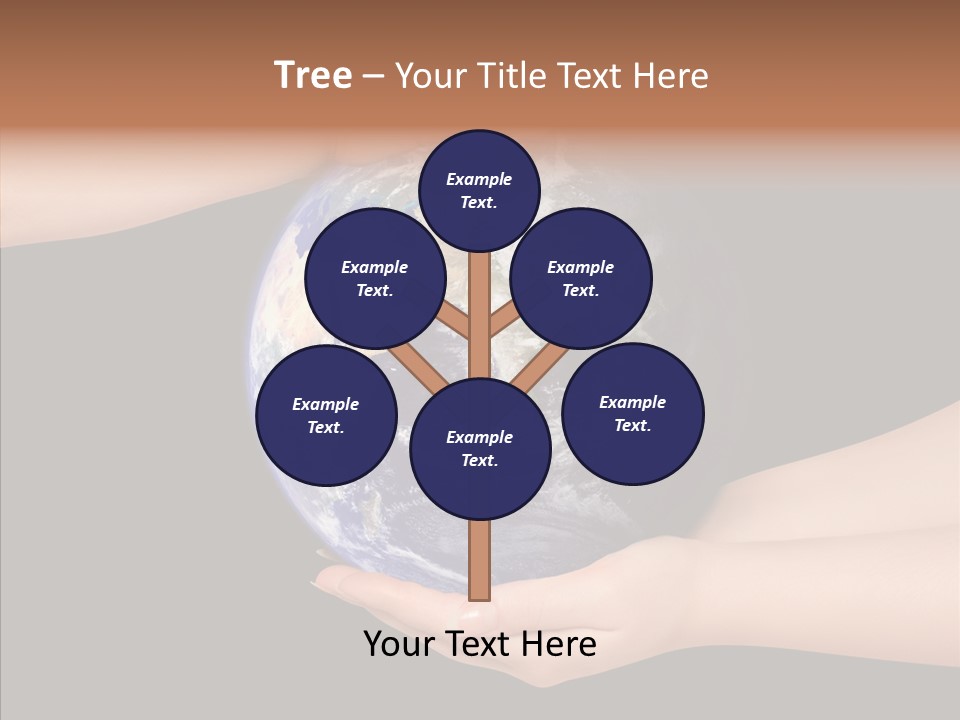 Land Marble Girl PowerPoint Template