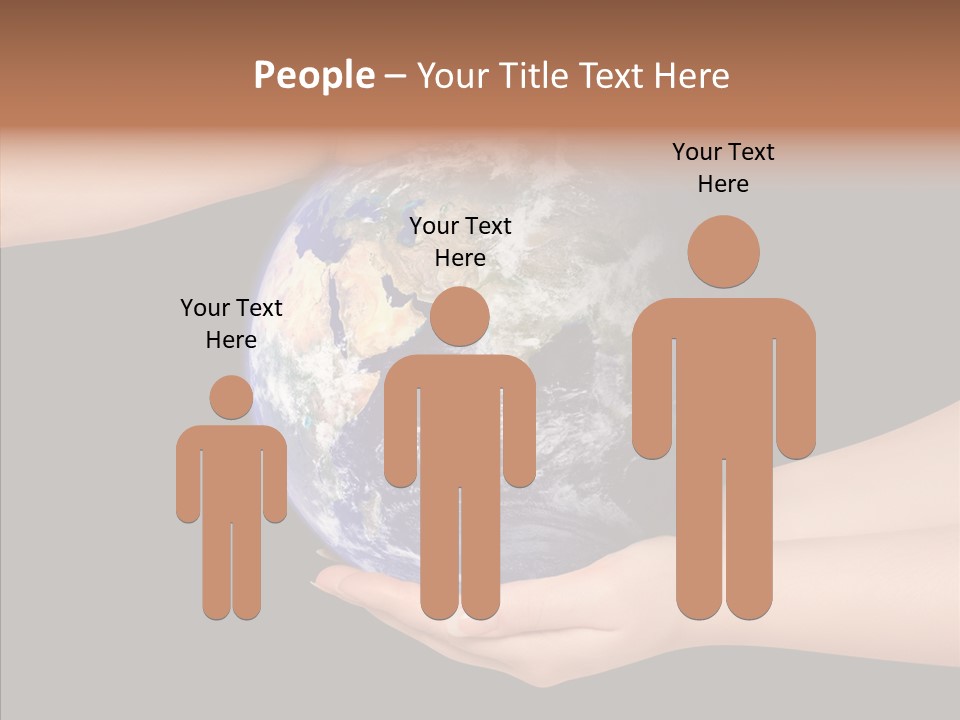 Land Marble Girl PowerPoint Template