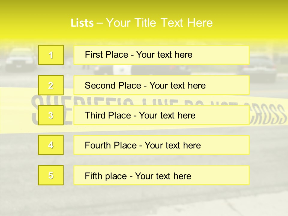 Investigation Accident Police PowerPoint Template