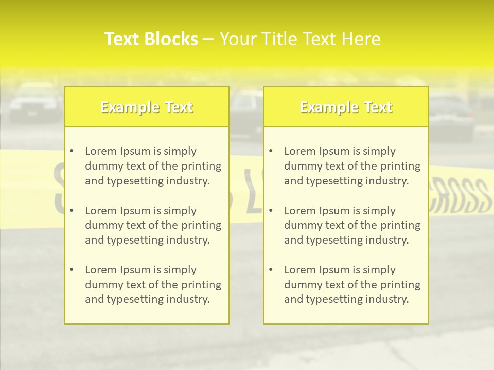 Investigation Accident Police PowerPoint Template