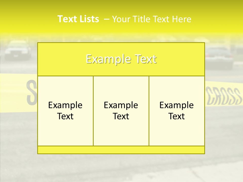 Investigation Accident Police PowerPoint Template