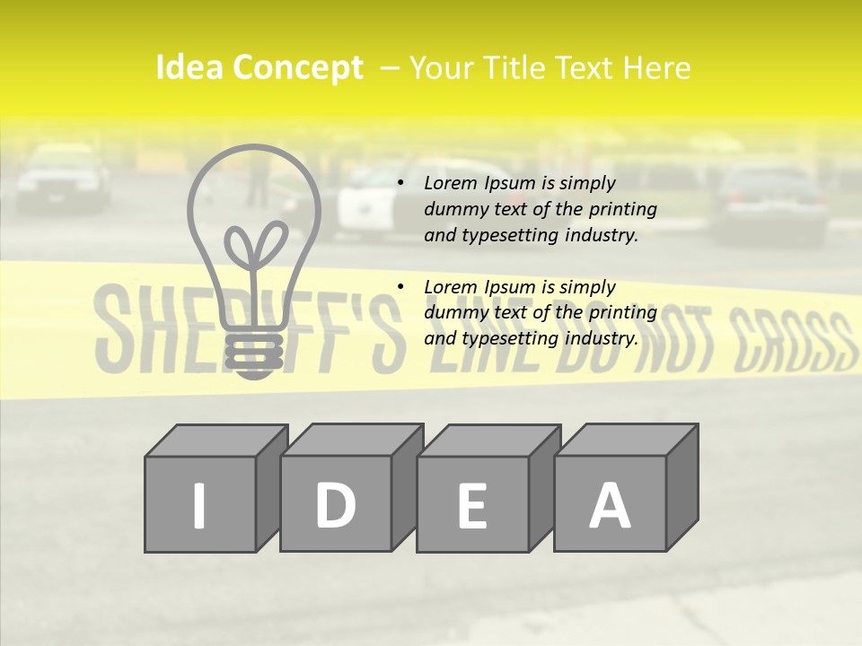 Investigation Accident Police PowerPoint Template