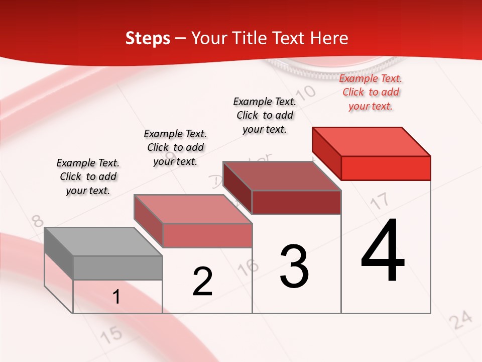 Planner Stethoscope Red PowerPoint Template