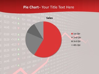 Stock Data Depression PowerPoint Template