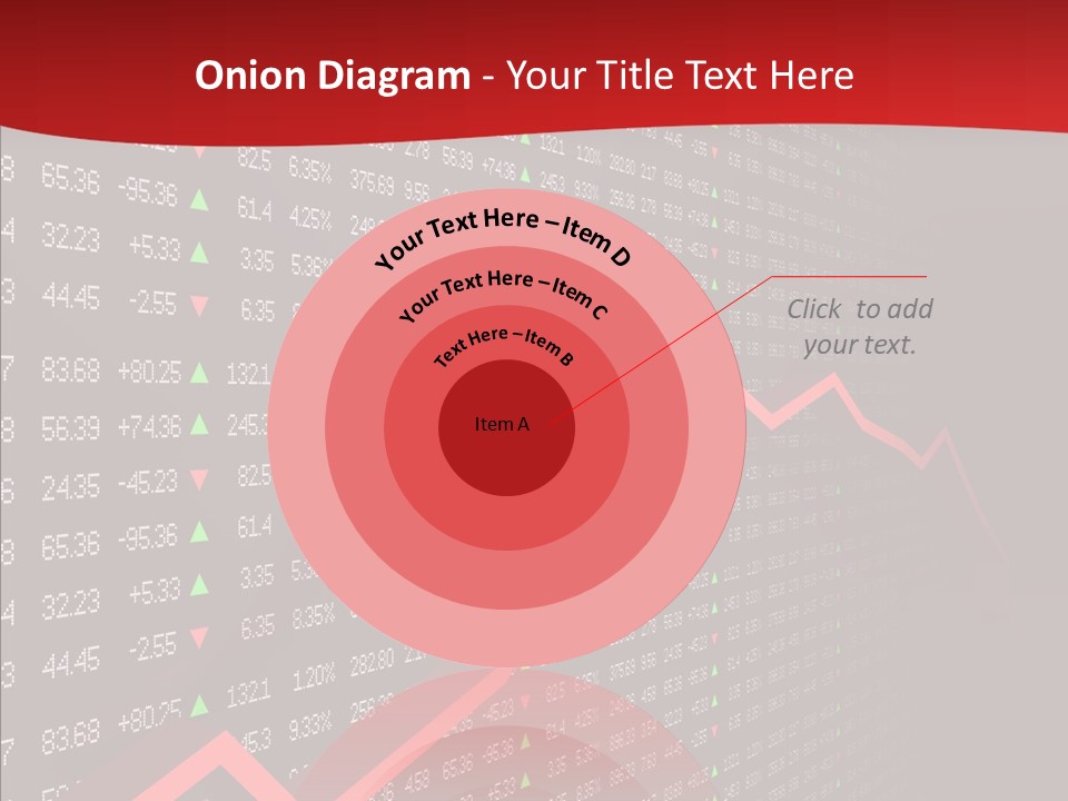 Stock Data Depression PowerPoint Template