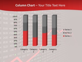 Stock Data Depression PowerPoint Template