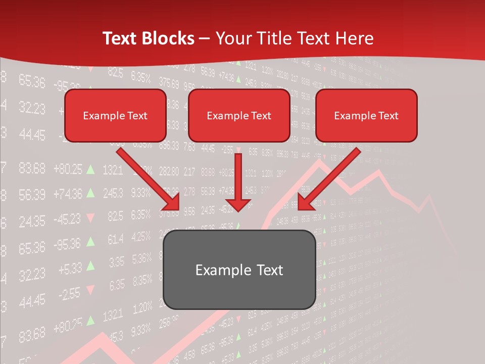 Stock Data Depression PowerPoint Template