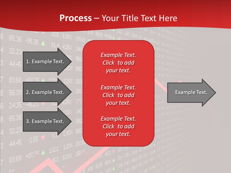 Stock Data Depression PowerPoint Template