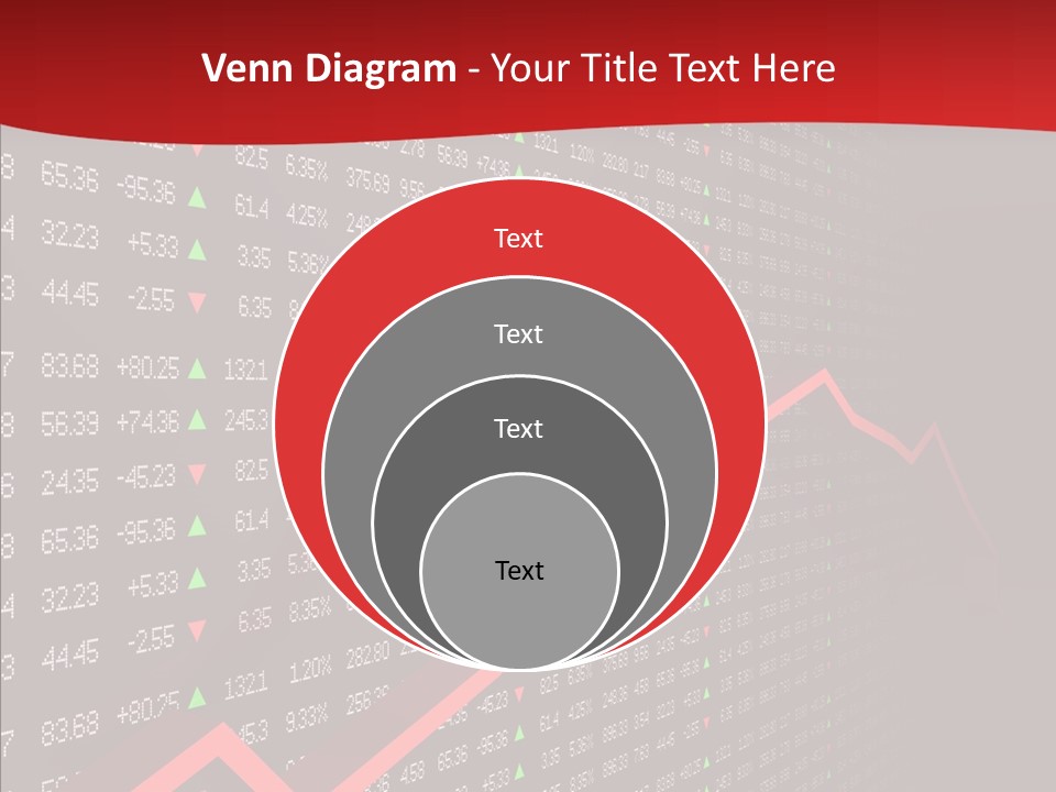 Stock Data Depression PowerPoint Template