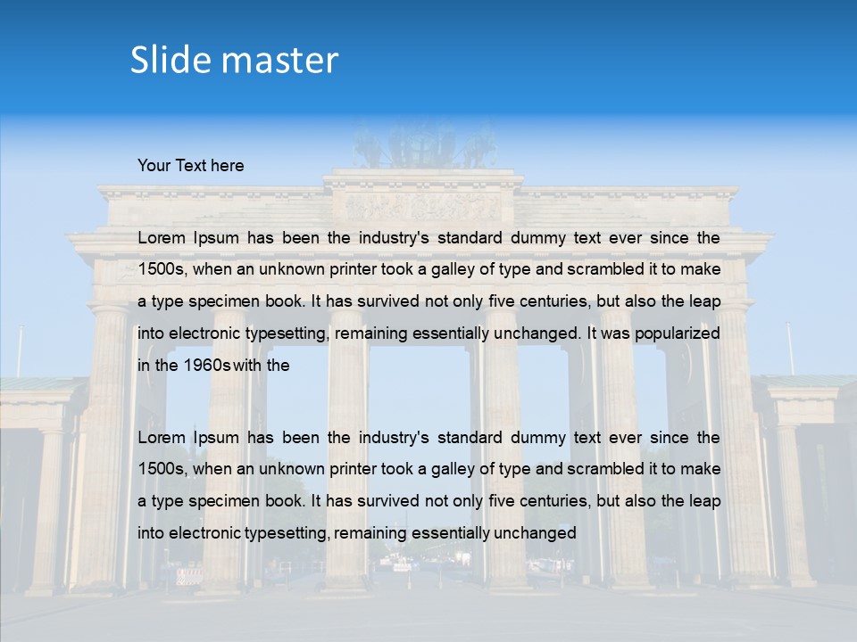 Architecture Tor Sun PowerPoint Template