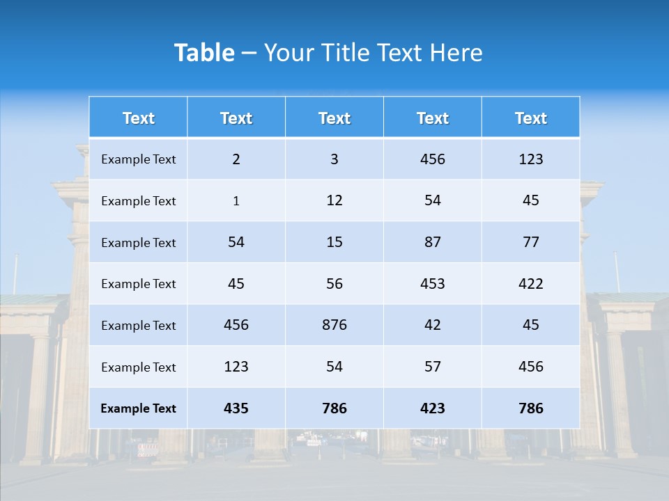 Architecture Tor Sun PowerPoint Template