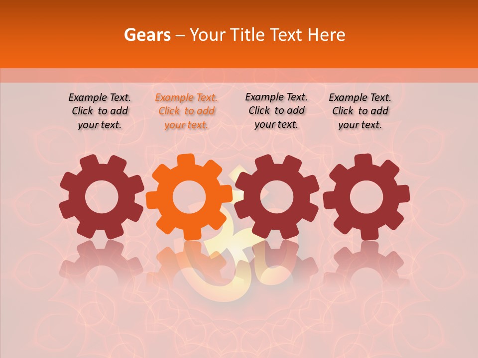 Aum Buddhism Yantra PowerPoint Template