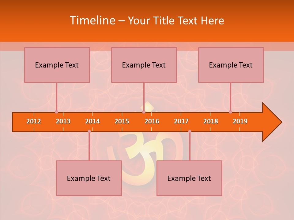 Aum Buddhism Yantra PowerPoint Template
